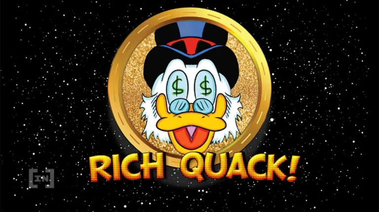 RichQUACK ครองอันดับสูงสุดในฐานะเป็นเหรียญที่ถูกจับตามองมากที่สุดในเดือนสิงหาคม