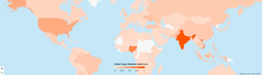Crypto Adoption Index จาก Chainalysis