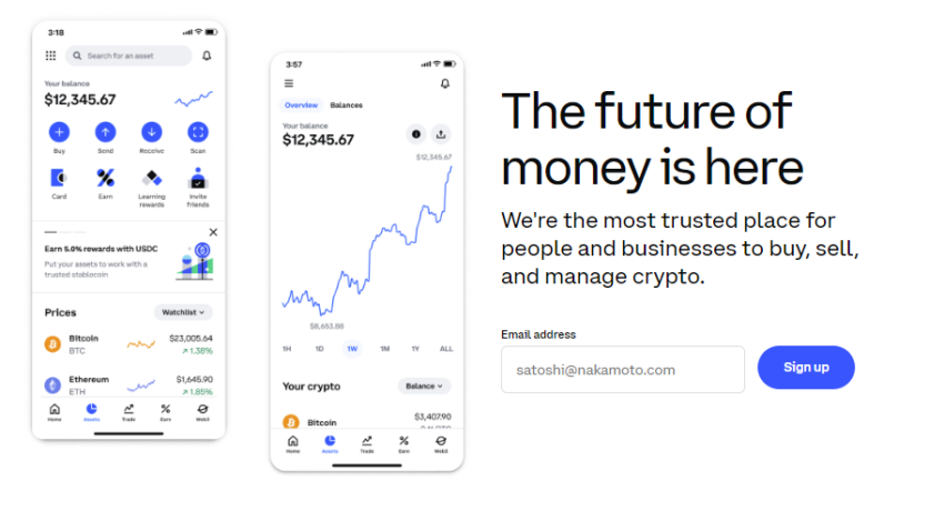 แอป Coinbase
