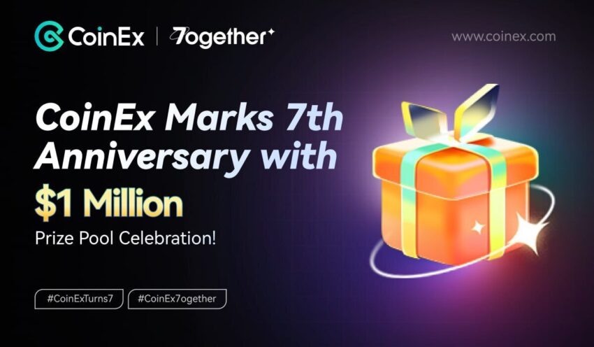 CoinEx ฉลองครบรอบ 7 ปี พร้อมรางวัลรวมมูลค่า 1 ล้านดอลลาร์