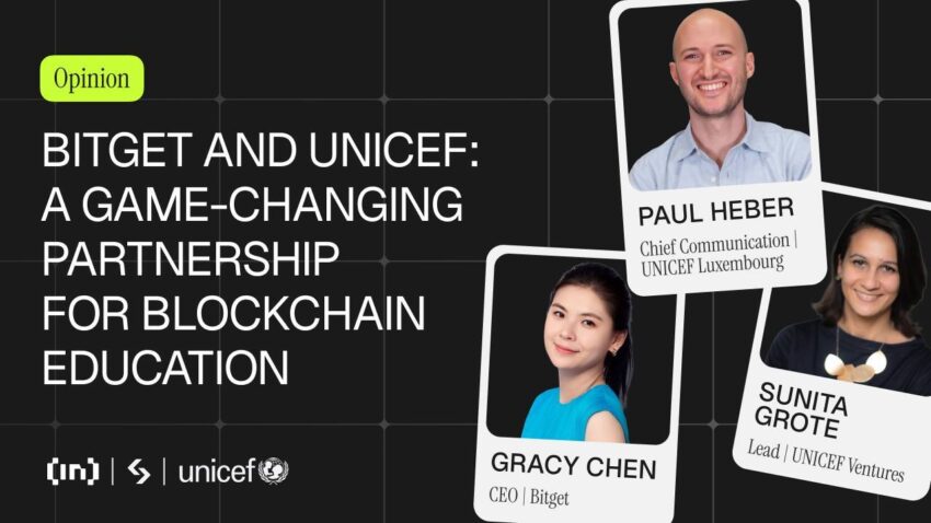 Bitget และ UNICEF: ความร่วมมือเปลี่ยนเกมเพื่อการศึกษาบล็อกเชน