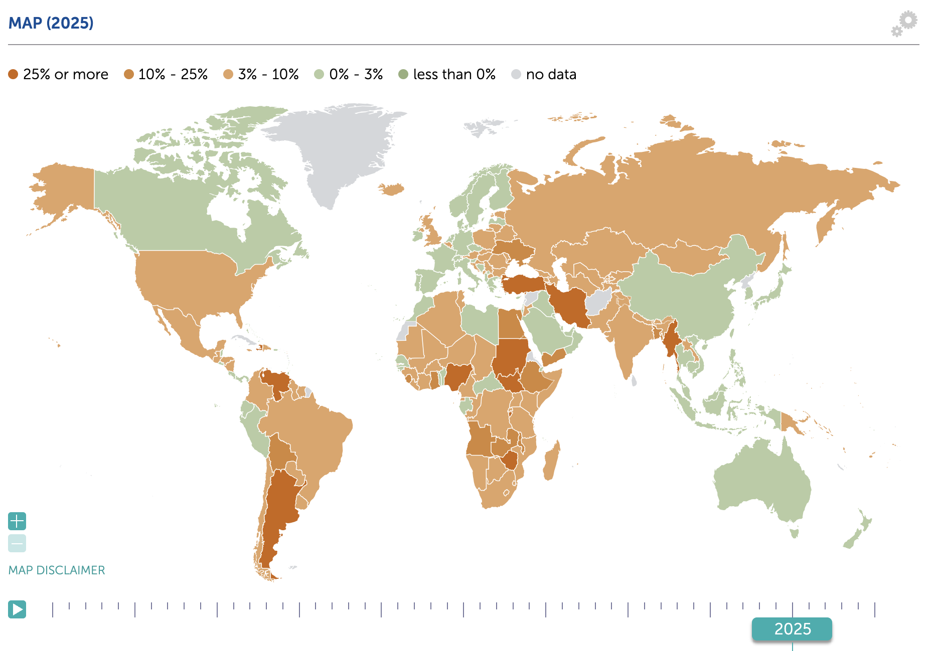 Global Inflation Rates International Monetary Fund
