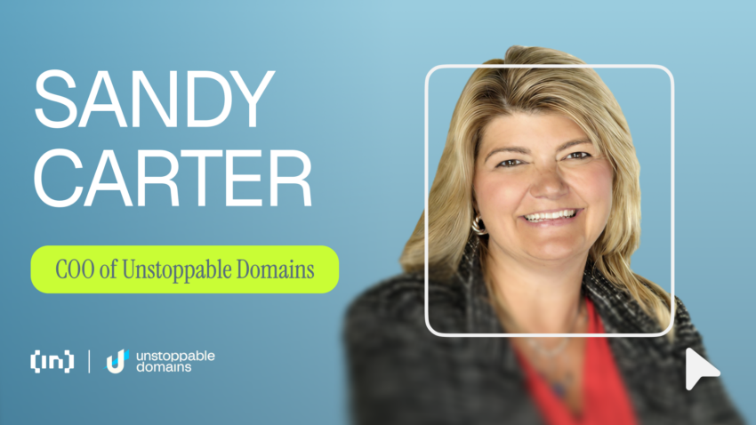 Sandy Carter กับการเชื่อมต่อ Web2 และ Web3: อนาคตของโดเมนกับ Unstoppable Domains