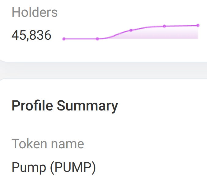 PUMP Token Holders.